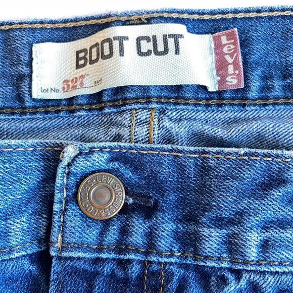 Levi's Men's Bootcut Jeans - Blue - Picture 4 of 10